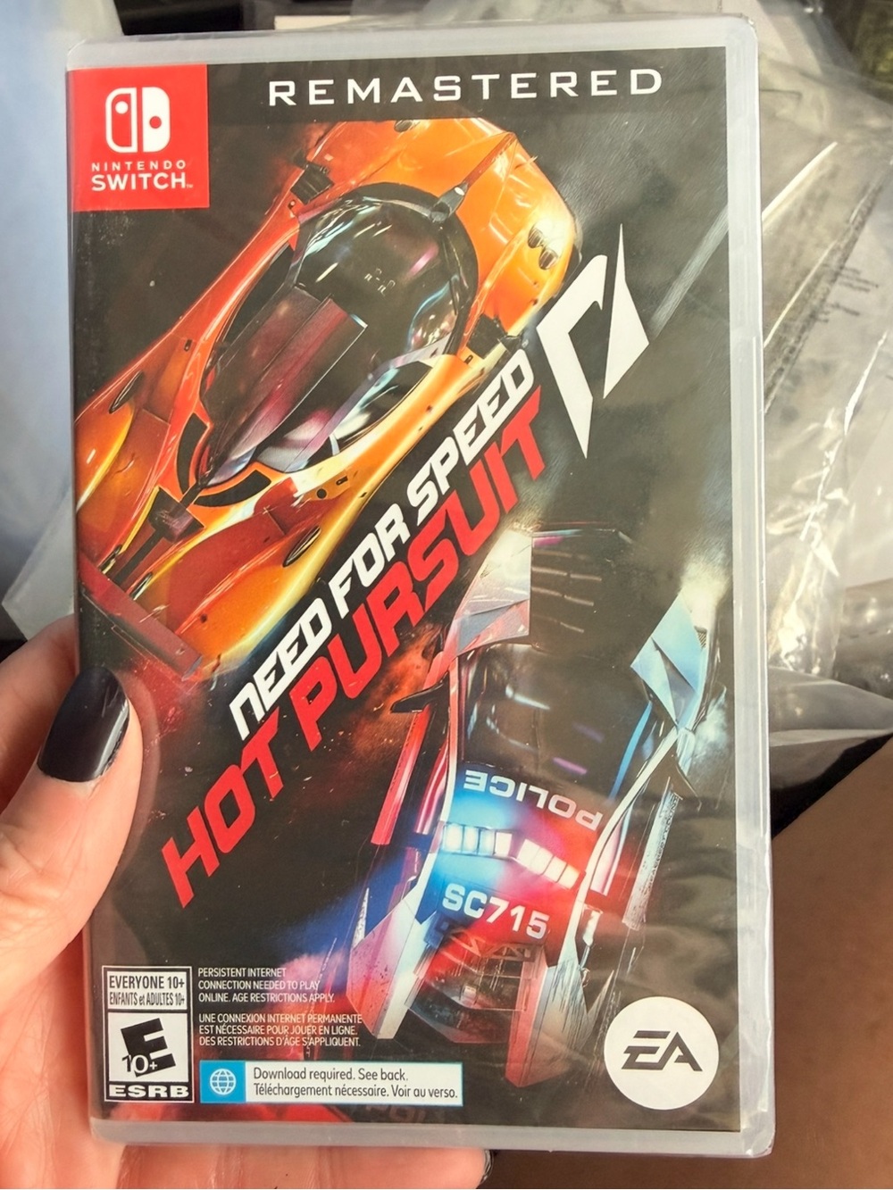 NEW Nintendo Switch Video Game Remastered Need For Speed Hot Pursuit